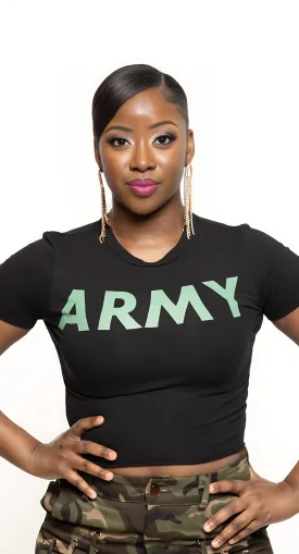 Army Crop Top