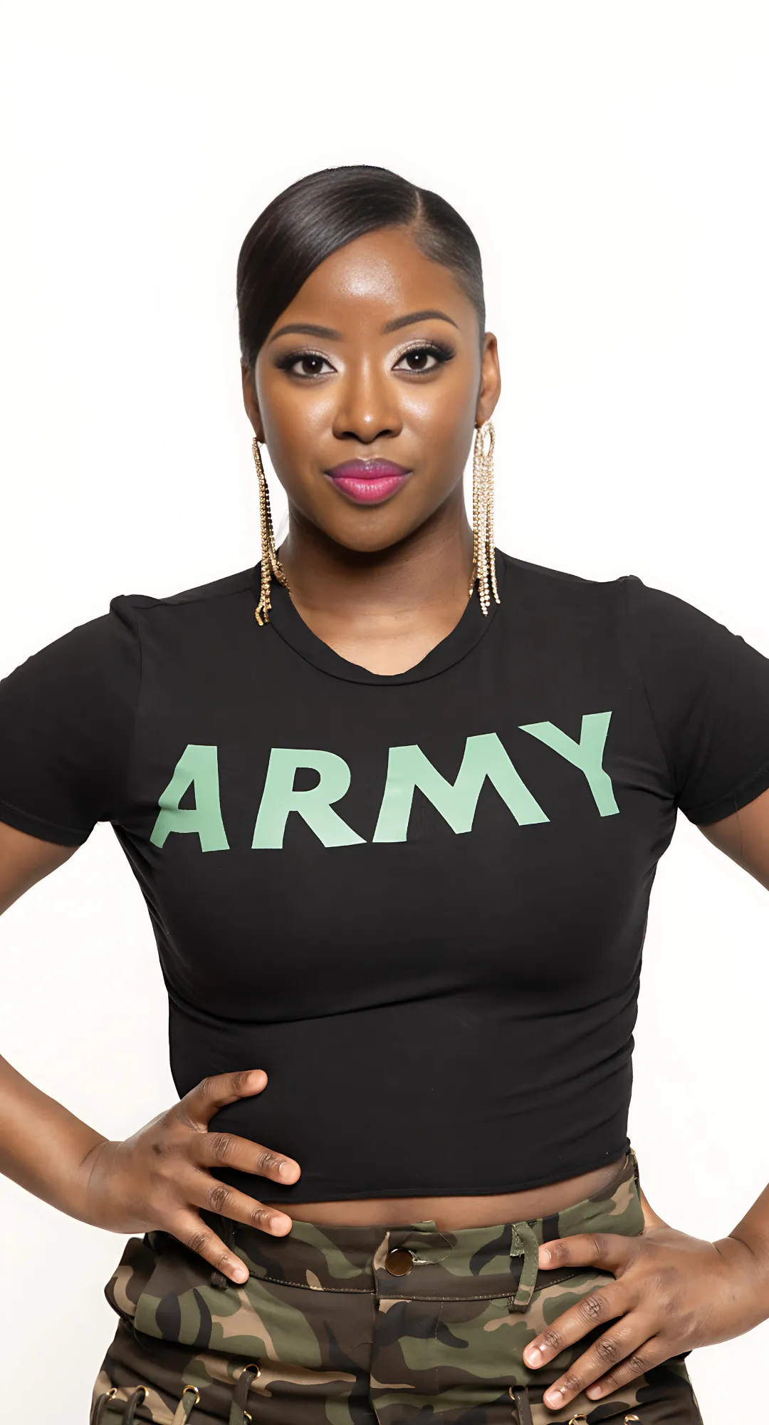 Army Crop Top