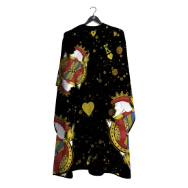 Barber Flow King Of Hearts Cape - Black