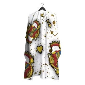 Barber Flow King Of Hearts Cape - White