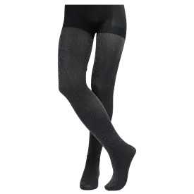 Black Sparkled Cotton Tights