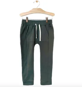 City Mouse - Slim Kangaroo Pocket Joggers in Spruce