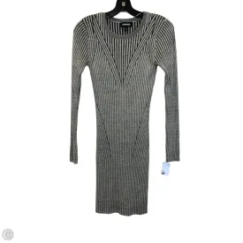 Dress Sweater By Express In Black & White, Size: S