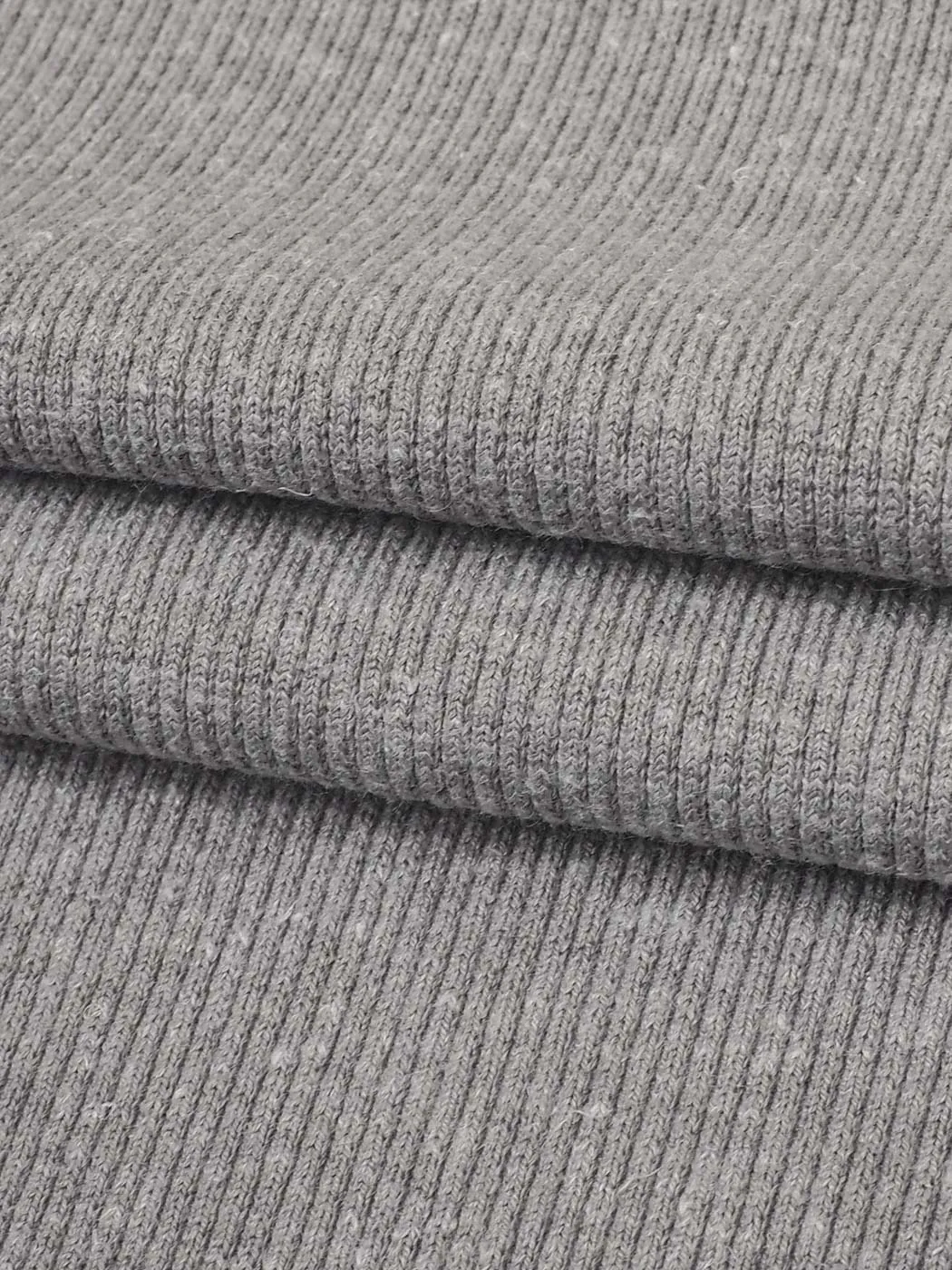 Hemp, Recycled Poly & Spandex Heavy Weight Stretched Rib Fabric (KR40/2C801)