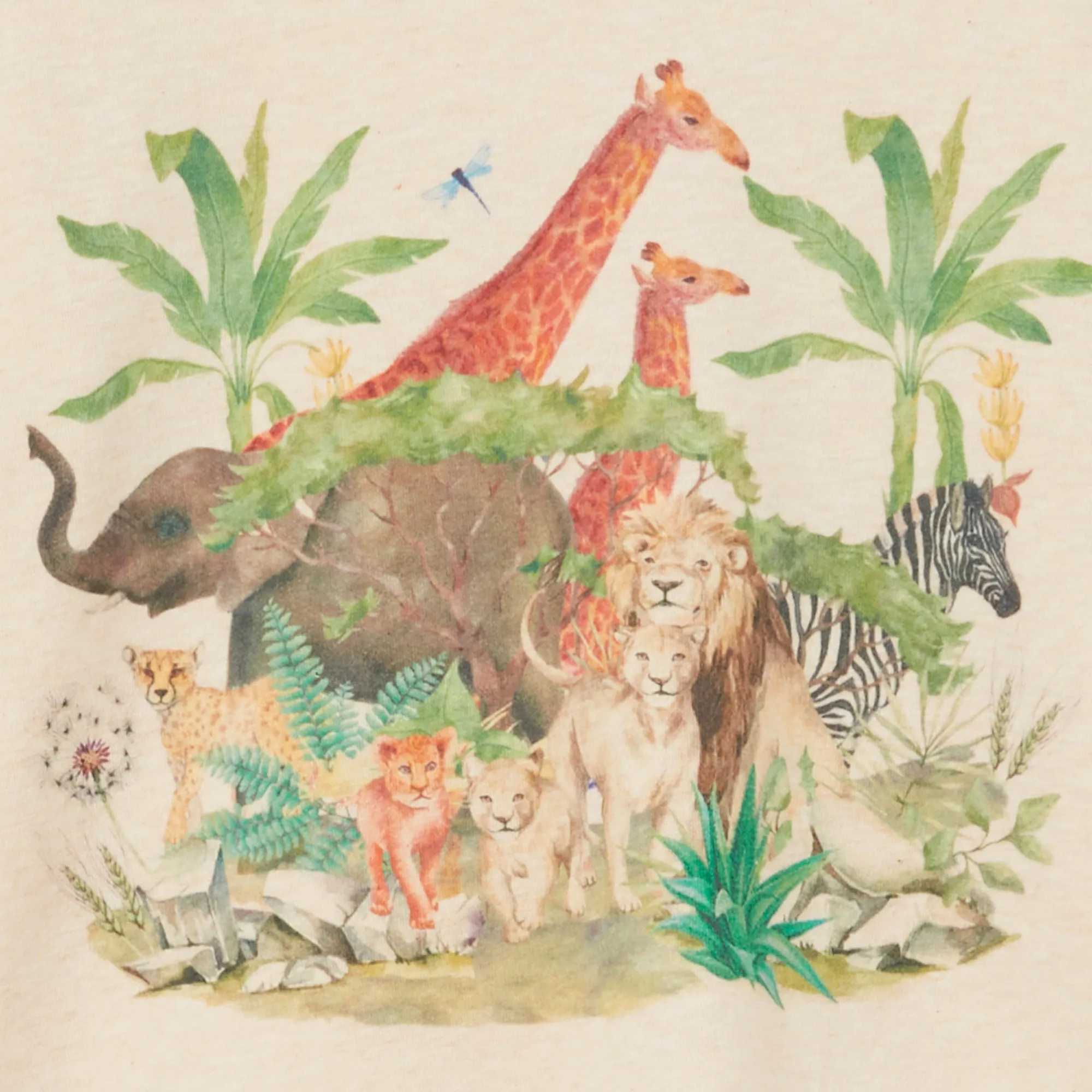 Milky Long Sleeve Tee - Safari
