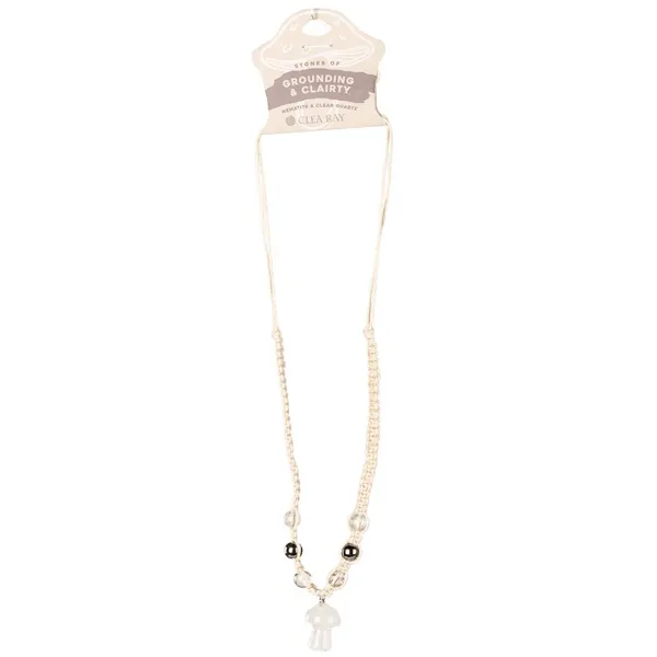 Necklace - Hemp Mushroom Grounding & Clarity