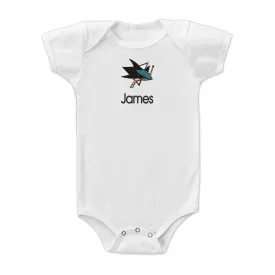 Personalized San Jose Sharks Bodysuit