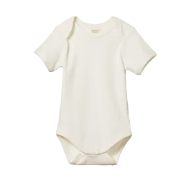 Short Sleeve Bodysuit - Natural