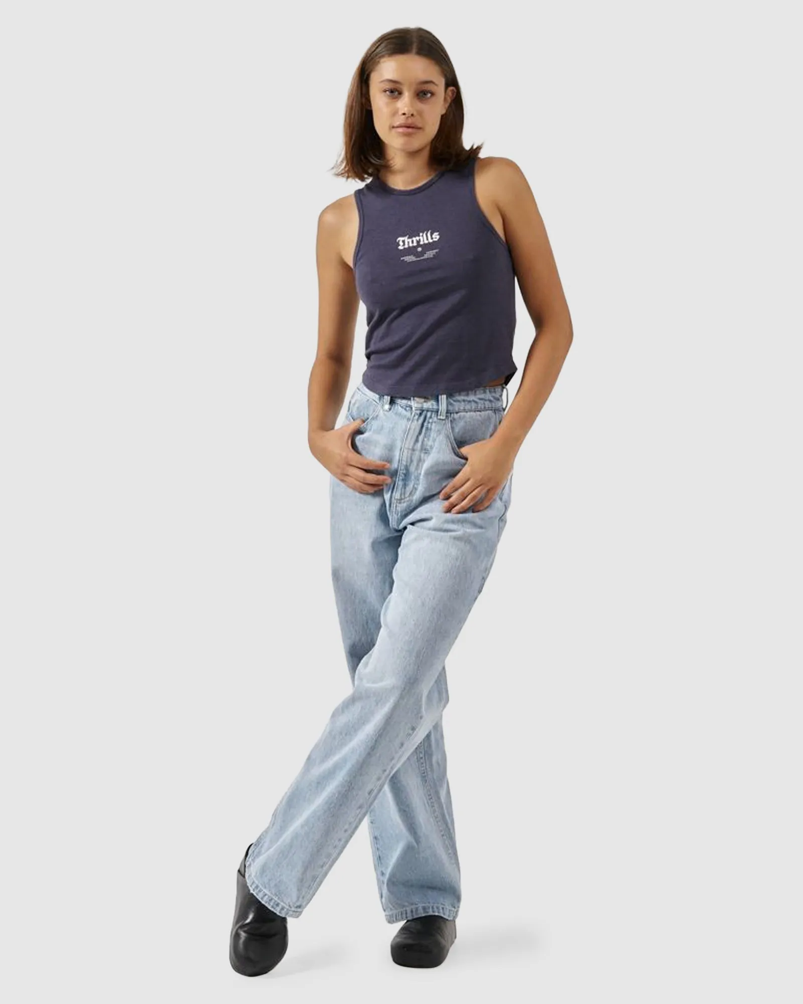 WOMENS WISHES COME TRUE HEMP CURVE TANK TOP